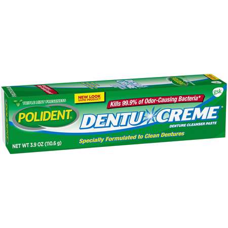 Polident Denture Creme Cleanser Paste 3.9 oz., PK12 -  POLIDENT CLEANSER, 09215